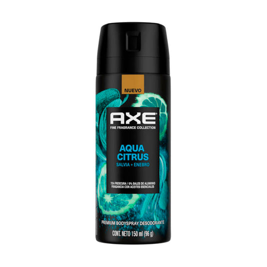 DESODORANTE AXE AQUA CITRUS 150 ml.