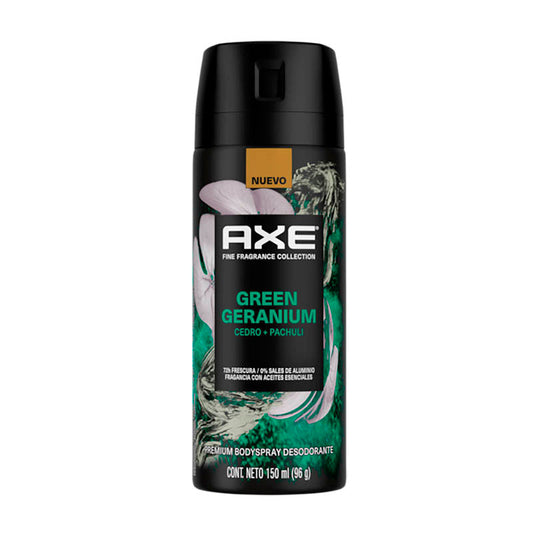 DESODORANTE AXE GREEN GERANI 150 ml.