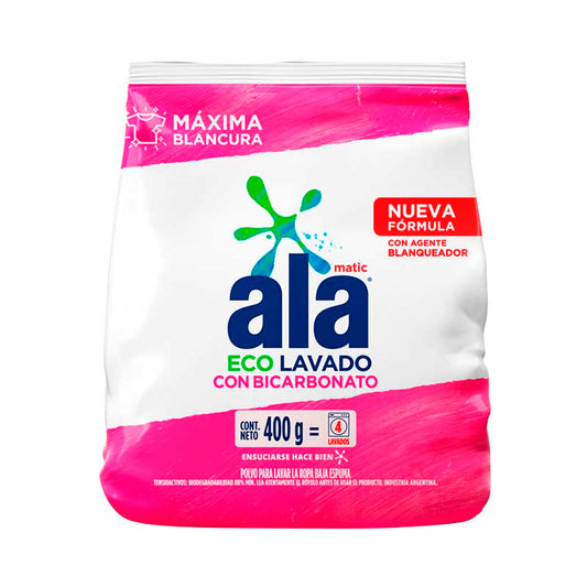 JABON POLVO ALA BICARBONATO 400 Grs