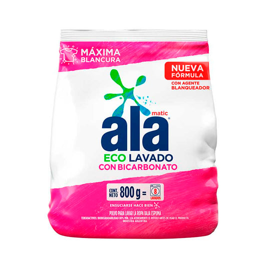 JABON POLVO ALA BICARBONATO 800 Grs