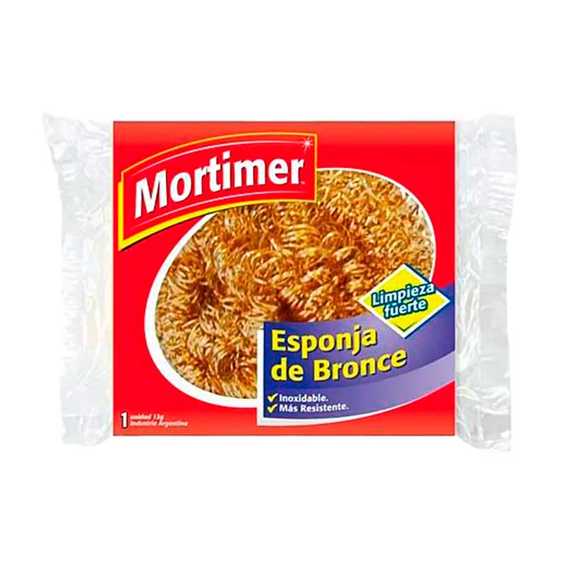 ESPONJA MORTIMER BRONCE 1 Un.