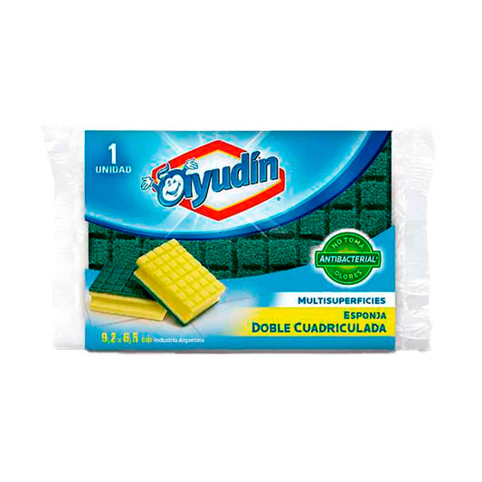 ESPONJA AYUDIN CUADRICULADA 1 Un.