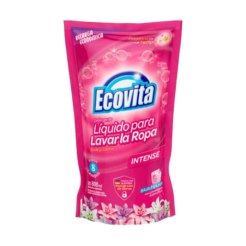 JABON LIQ. ECOVITA INTENSE D/P 800 ml.