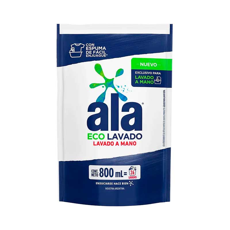 JABON LIQ. ALA LAV A MANO 800 ml.