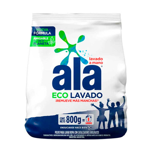 JABON POLVO ALA LAV A MANO 800 Grs