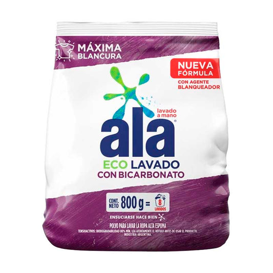 JABON POLVO ALA LAV A MANO BIC 800 Grs