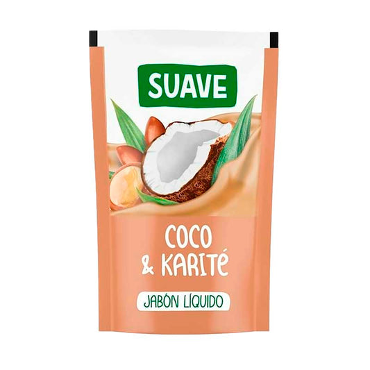 JABON LIQ. SUAVE COCO Y KARITE 220 ml.