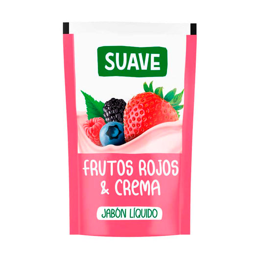 JABON LIQ. SUAVE FRUTOS ROJOS 220 ml.