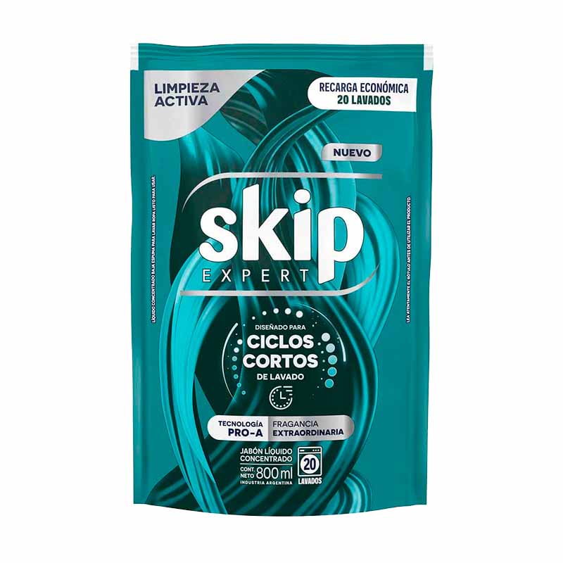 JABON LIQ. SKIP EXPERT LIMP.ACT.DP 800 ml.
