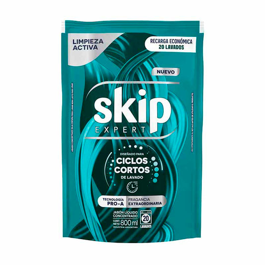 JABON LIQ. SKIP EXPERT LIMP.ACT.DP 800 ml.