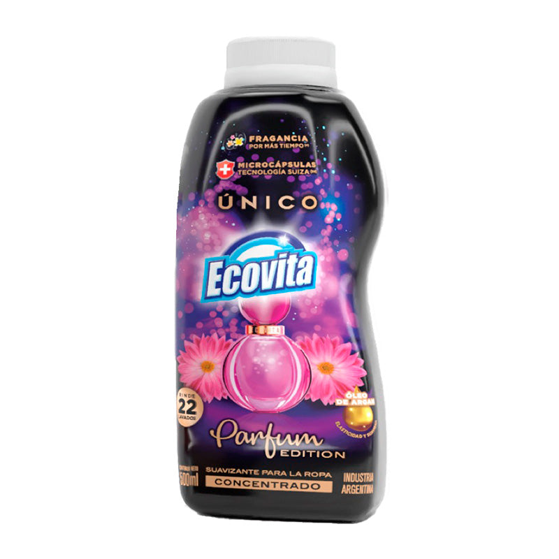 SUAVIZANTE ECOVITA CONC.UNICO 500 ml.