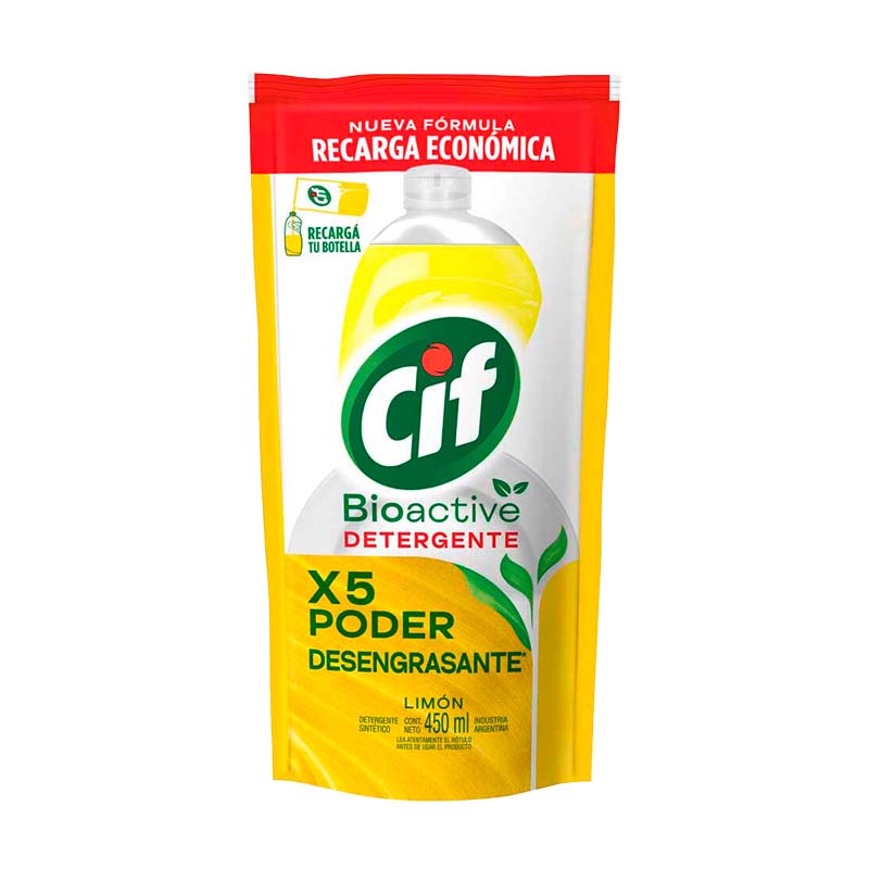 LAVAVAJILLA CIF D/P Limon 450 ml.