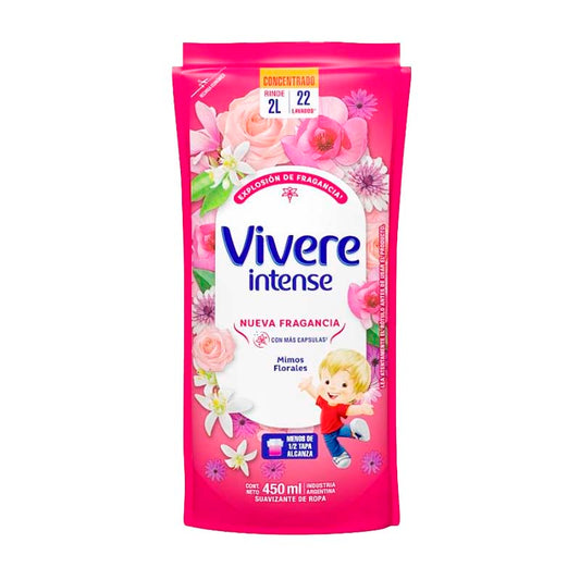 SUAVIZANTE VIVERE MIMOS FLOR 450 CC.