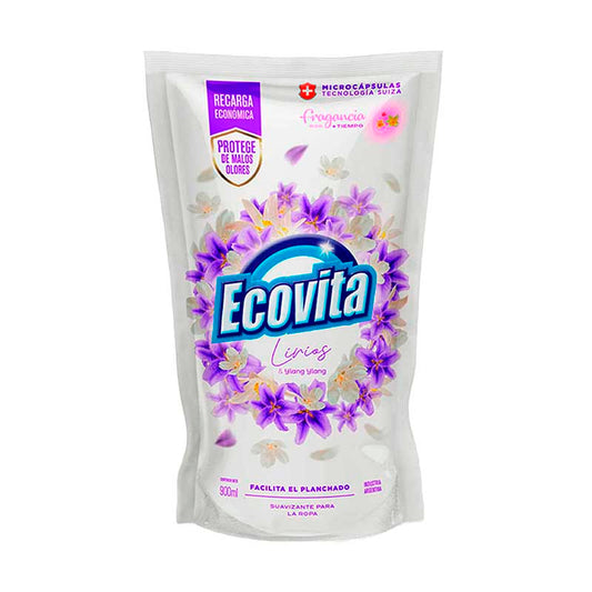 SUAVIZANTE ECOVITA LIRIOS 900 ml.