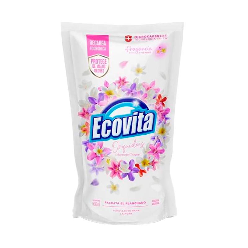 SUAVIZANTE ECOVITA ORQUIDEAS 900 ml.