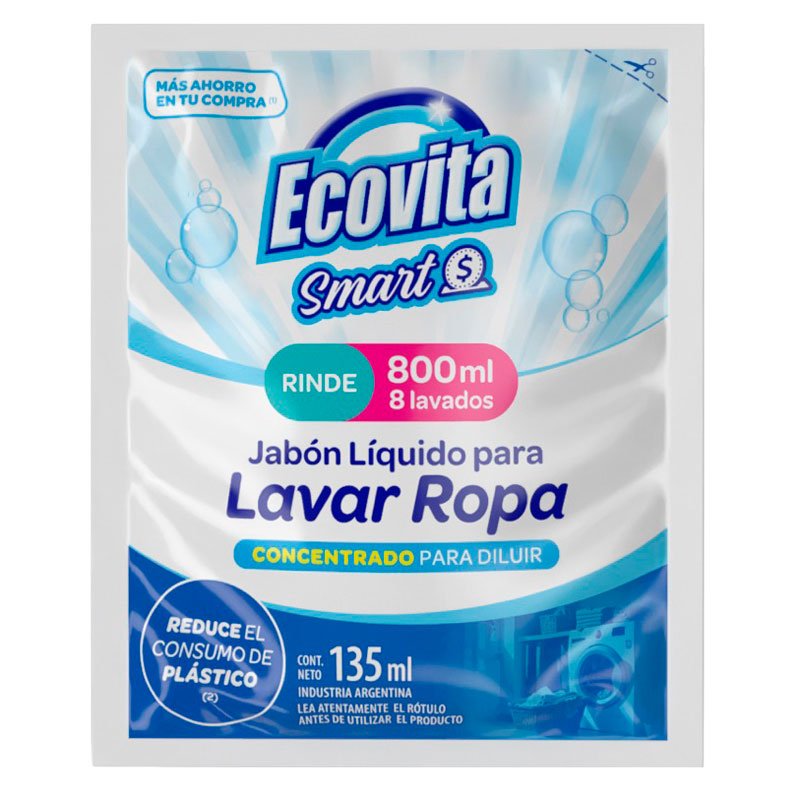 JABON LIQ. ECOVITA SMART 135 ml.