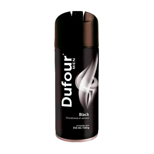 DESODORANTE DUFOUR MEN BLACK 155 ml.