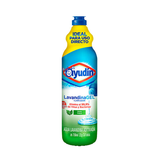 LAVANDINA AYUDIN GEL MENTA 750 ml.