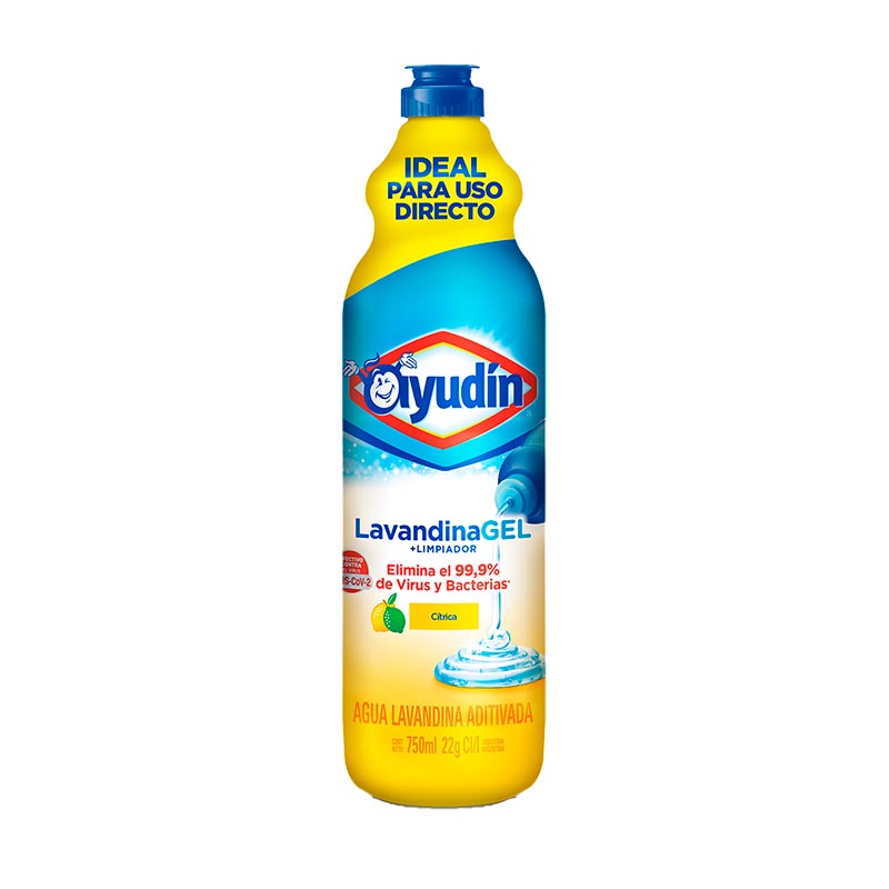 LAVANDINA AYUDIN GEL CITRICA 750 ml.