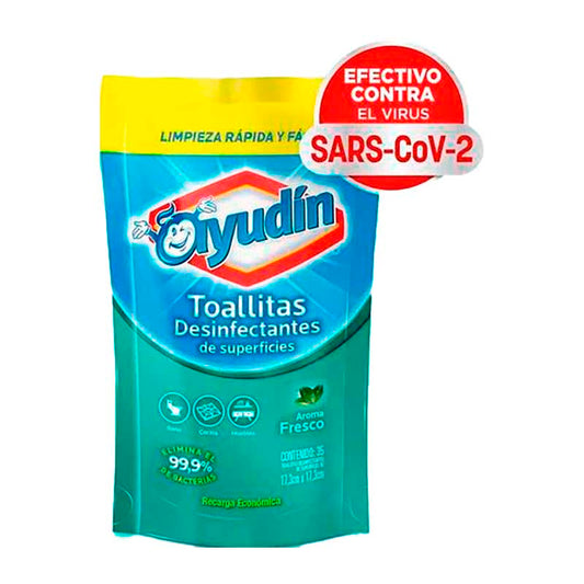TOALLITA AYUDIN DESINFECT 35 Un.