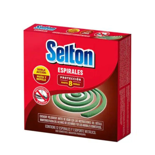 ESPIRALES SELTON VERDES 12 Un.