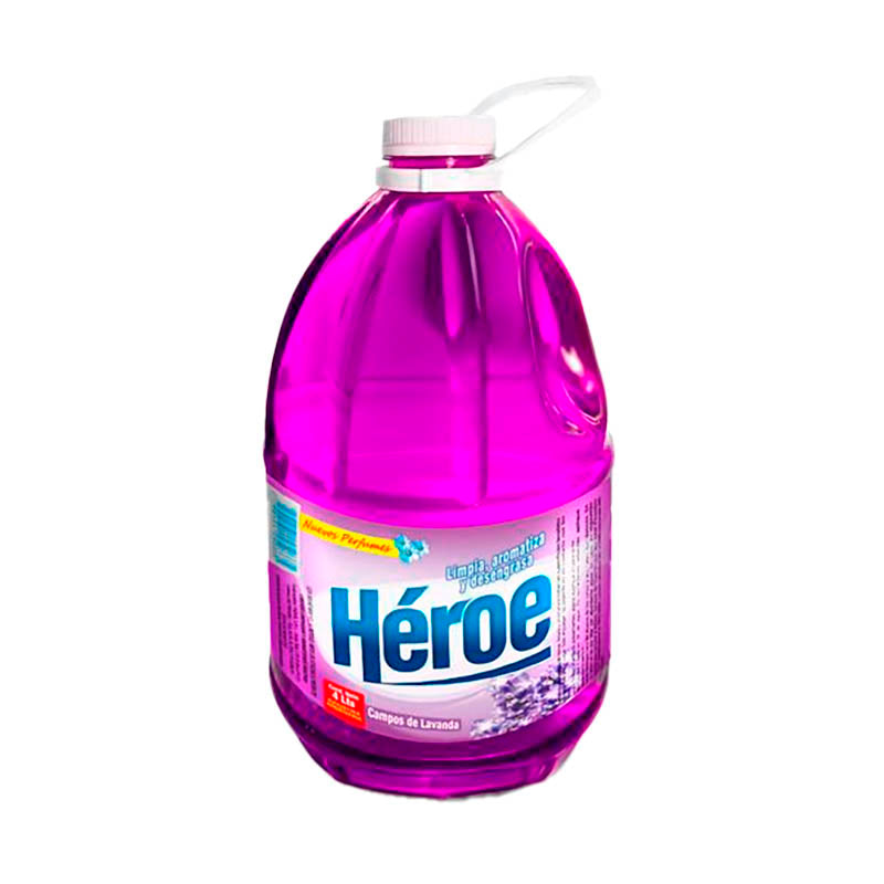 LIMPIADOR HEROE LAVANDA 4 Lt.