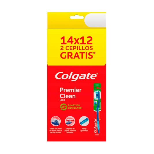CEPILLO COLGATE PREMIER CLEAN 14X12 Un.