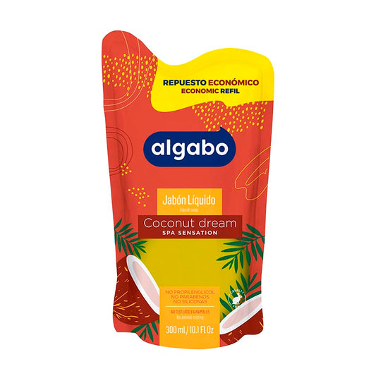 JABON LIQ. ALGABO COCO/VAI D/P 300 ml.