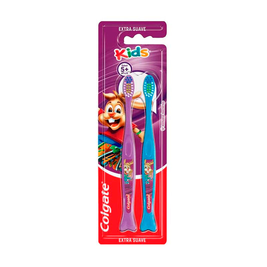 CEPILLO COLGATE KIDS +5 2 Un.