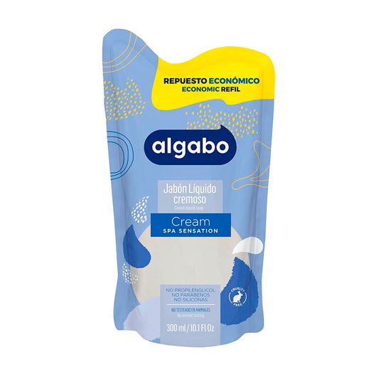 JABON LIQ. ALGABO CREAM D/P 300 ml.