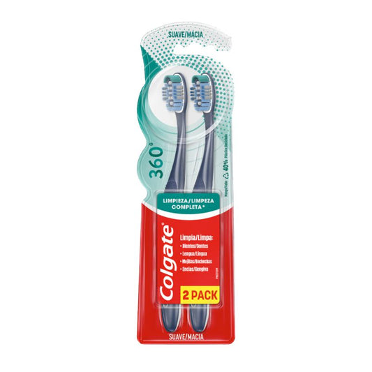 CEPILLO COLGATE 360 SUAVE 2 Un.