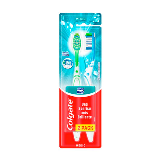 CEPILLO COLGATE MAX WHITE 2 Un.