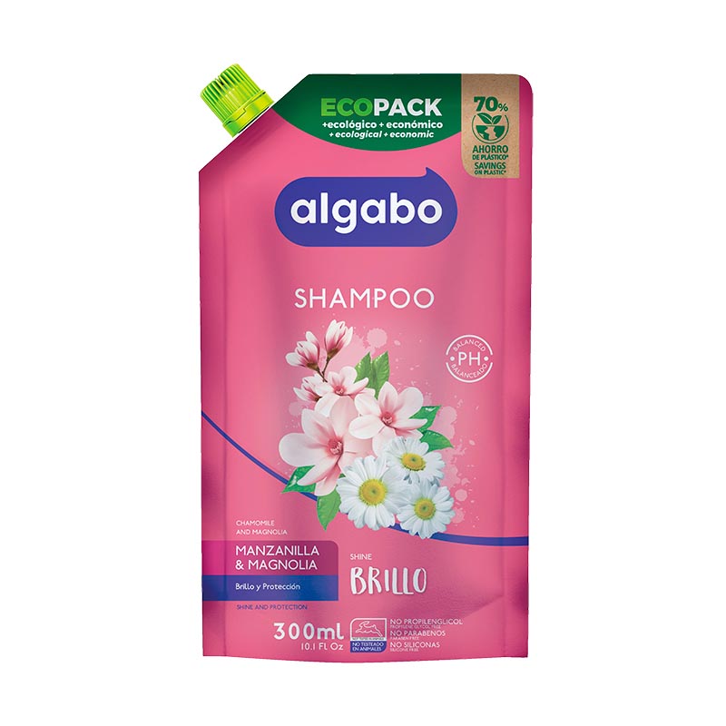SHAMPOO ALGABO MANZANILLA D/P 300 ml.