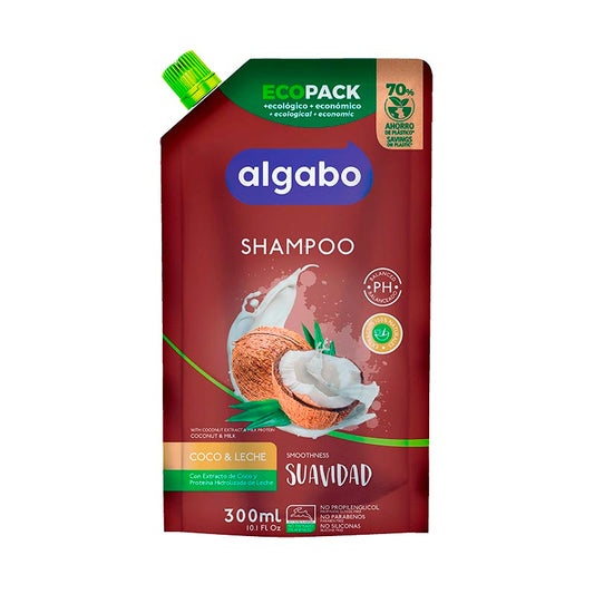 SHAMPOO ALGABO COCO D/P 300 ml.