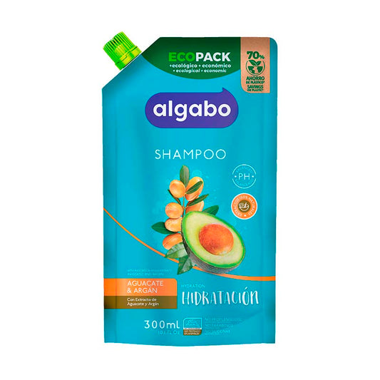 SHAMPOO ALGABO AGUACATE D/P 300 ml.