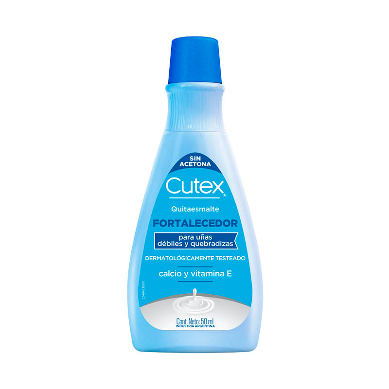 QUITAESMALTE CUTEX FORTALECEDOR 50 ml.
