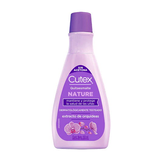 QUITAESMALTE CUTEX NATURE 50 ml.