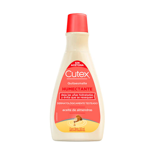 QUITAESMALTE CUTEX HUMECTANTE 50 ml.