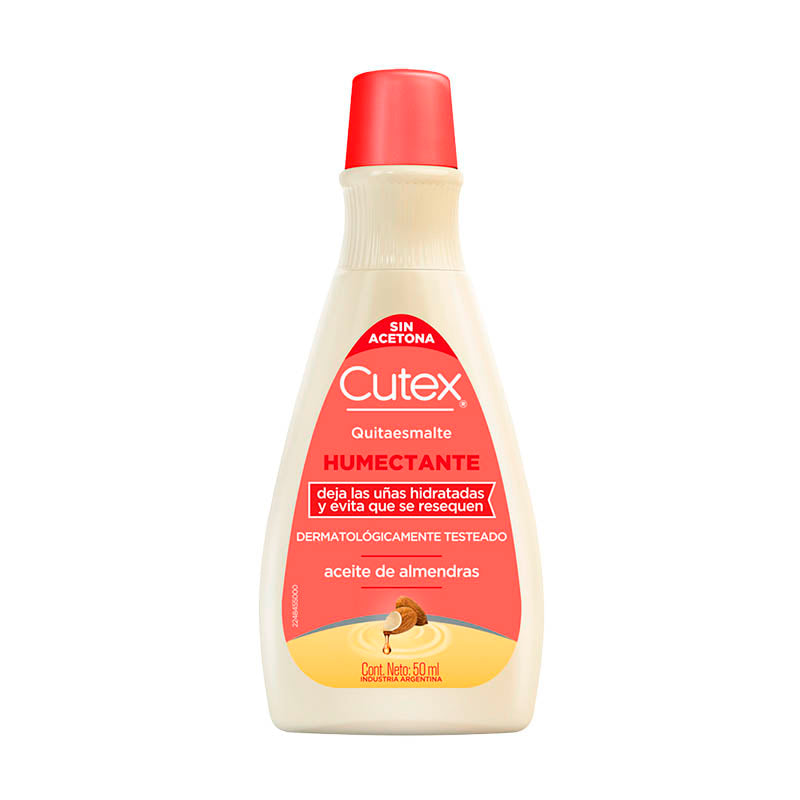 QUITAESMALTE CUTEX HUMECTANTE 50 ml.
