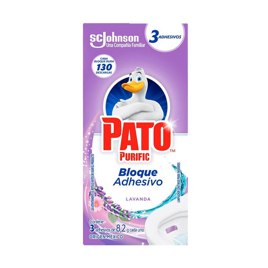 BLOQUE ADHESIVO PATO LAVANDA 3 Un.