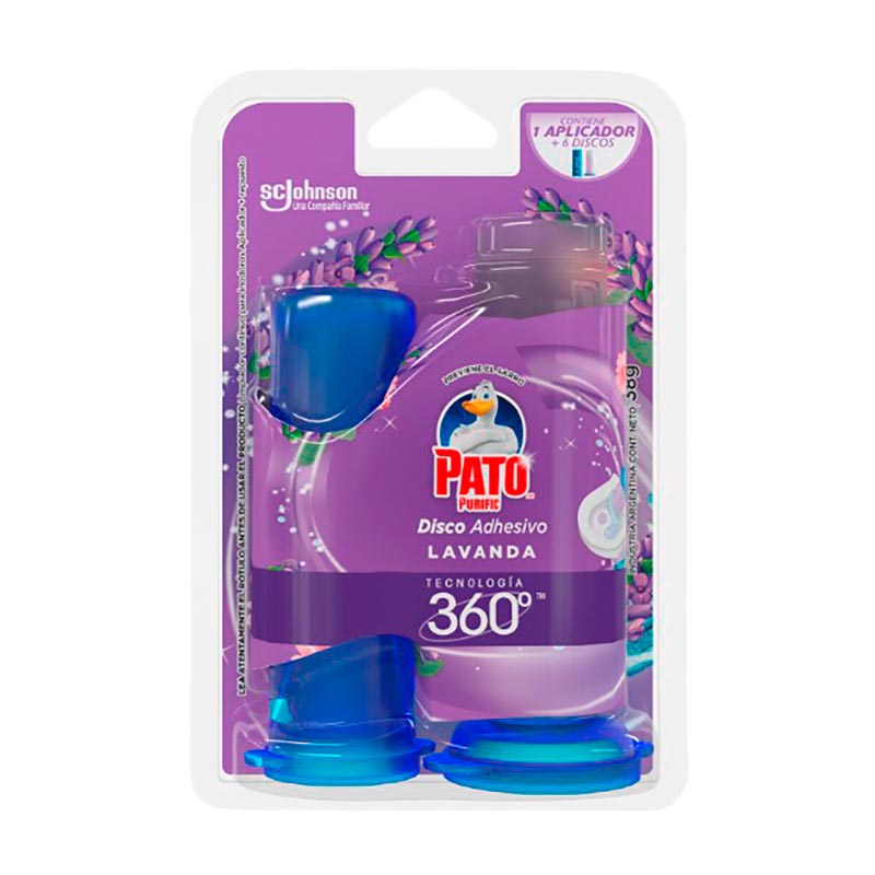 DISCO ADHESIVO PATO LAVANDA 36 ml.