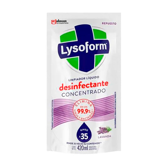 LIMPIADOR LYSOFORM Lavanda 420 CC.