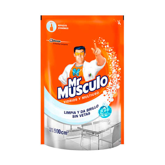 LIMPIADOR Mr.MUSCULO Vidrio 900 ml.
