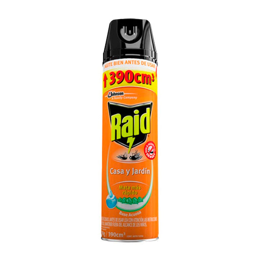 INSECT. RAID CASA Y JARDIN 380 ml.