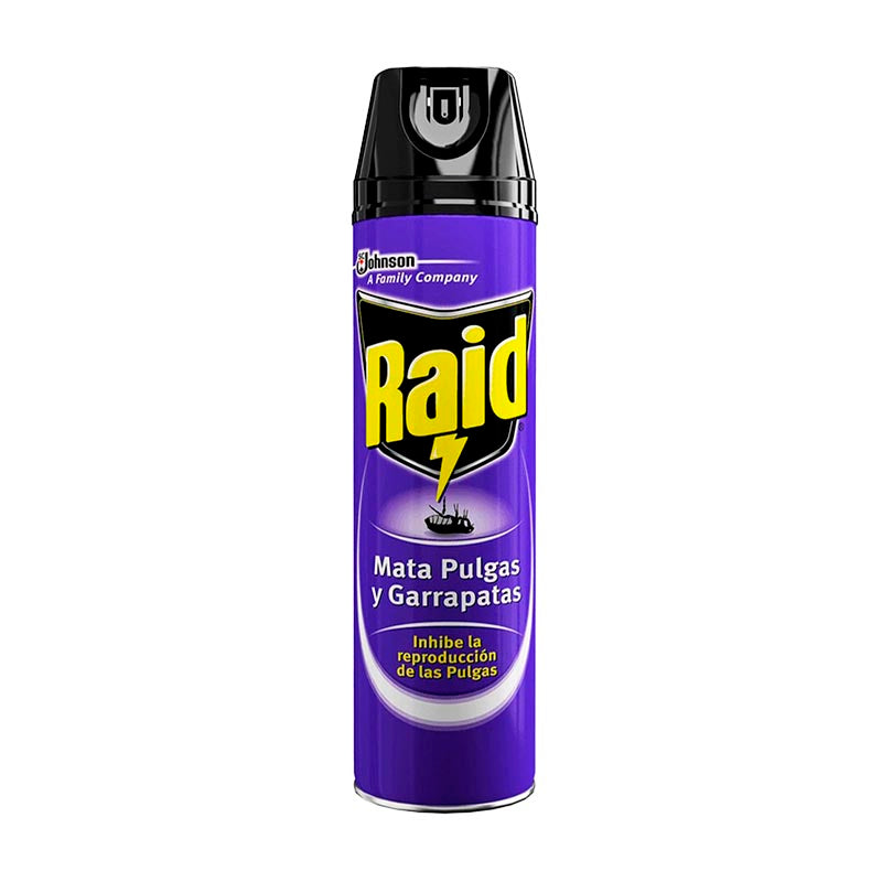 INSECT. RAID PULGAS 390 ml.