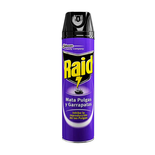 INSECT. RAID PULGAS 390 ml.