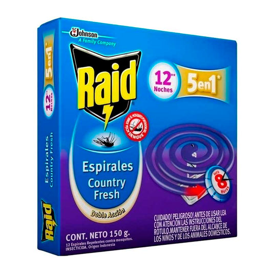 ESPIRAL RAID Lavanda 12 Un.