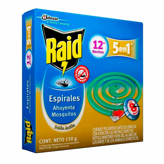 ESPIRAL RAID VERDE 12 Un.