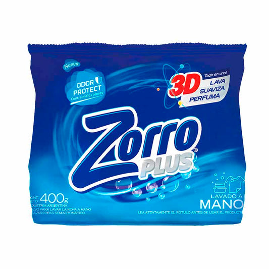 JABON POLVO ZORRO Control AE 400 Grs