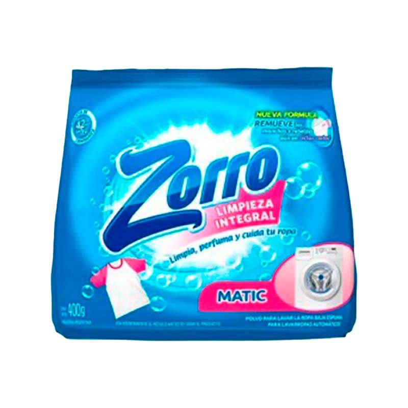 JABON POLVO ZORRO Control BE 400 Grs